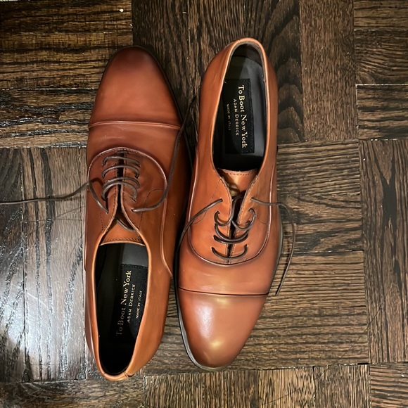 To Boot New York Adam Derrick Men’s Leather Dress Shoe - Picture 2 of 5